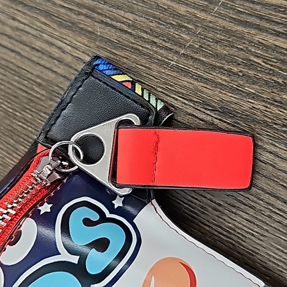 Graffiti Print Wide Shoulder Strap Shoulder Bag Fanny Pack Belt Bag. NWOT - Picture 10 of 14